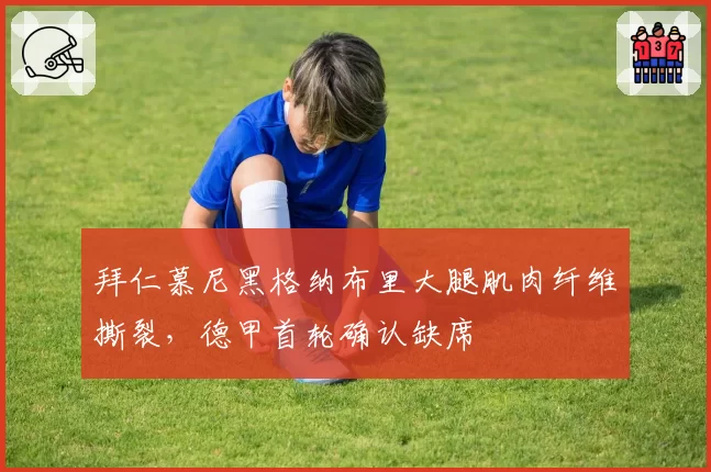 拜仁慕尼黑格纳布里大腿肌肉纤维撕裂，德甲首轮确认缺席